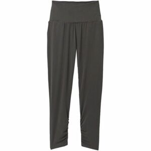 Prana Women's Lastaro High Waisted Ruched Cuff Outdoor Pants - washed black